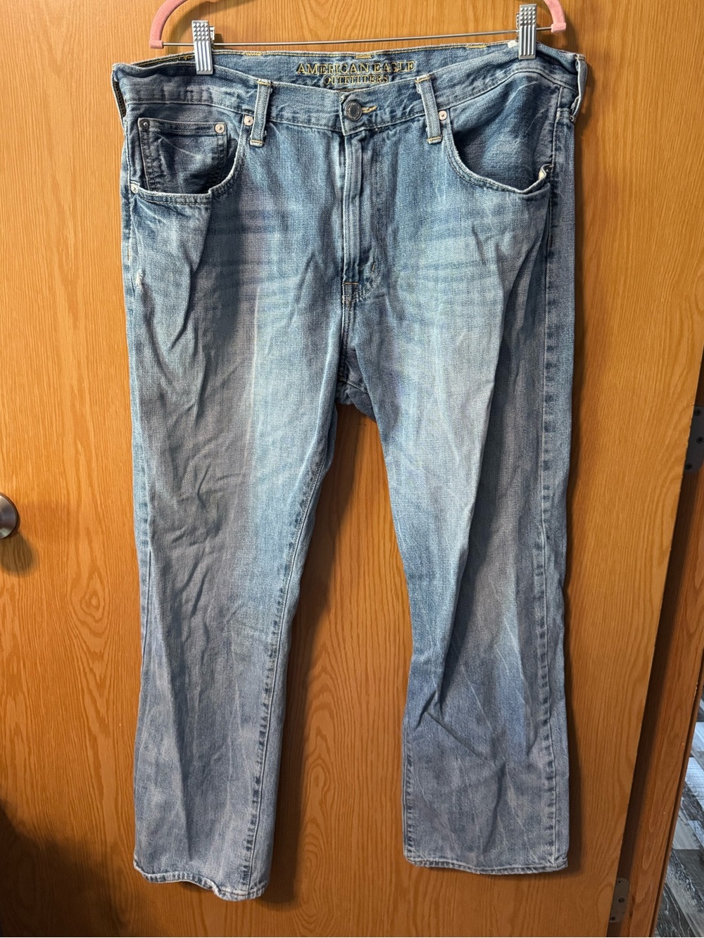 American Eagle Outfitters Light Blue Men's Straight Jeans